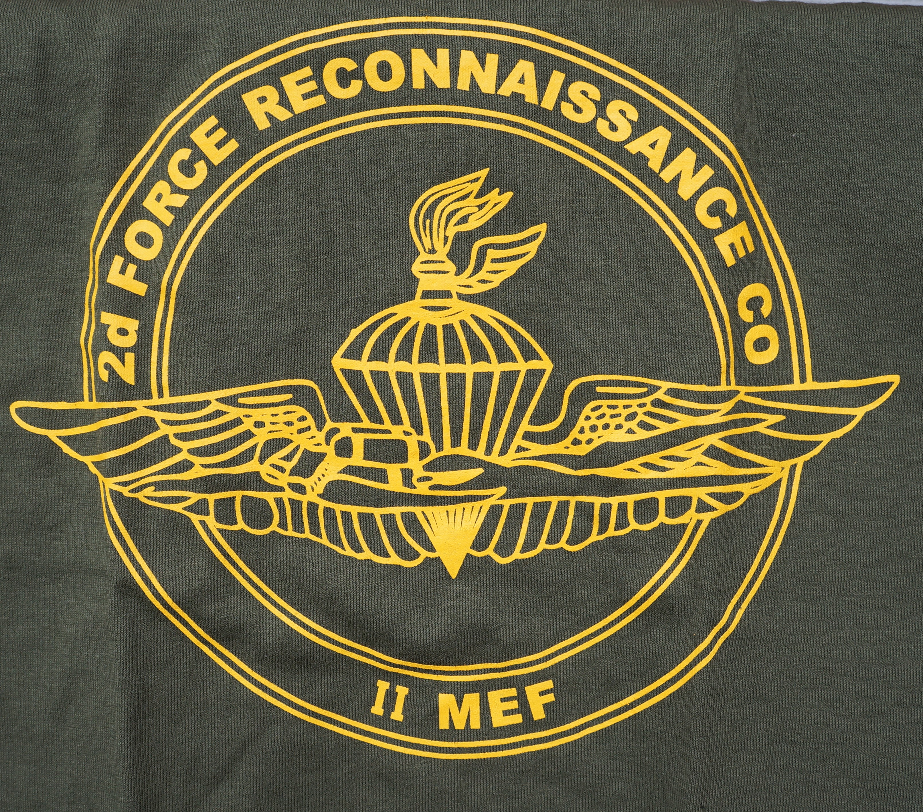 T-Shirt/ 2D Force Recon 2 MEF,  2 Sided Print