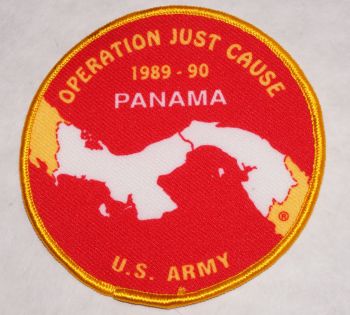 Patch- Operation Just Cause Panama US Army Printed