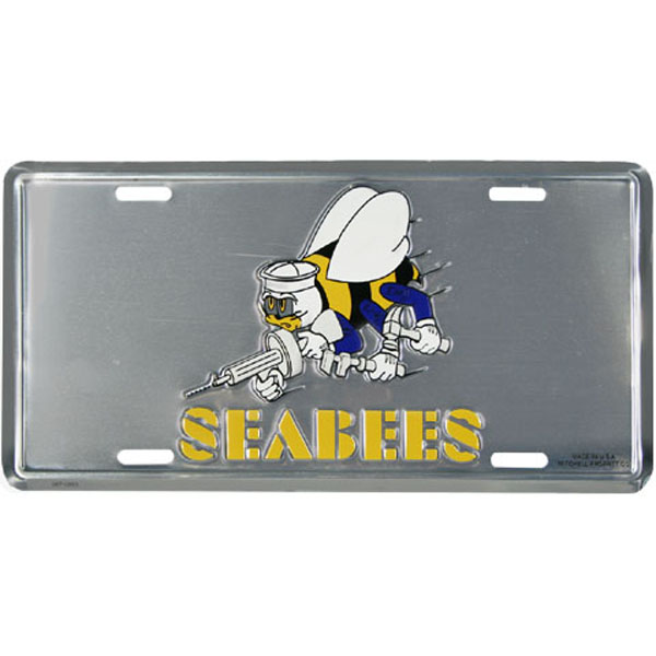 License Plate-Seabees