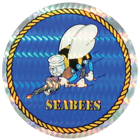 Decal-SEABEES 3"