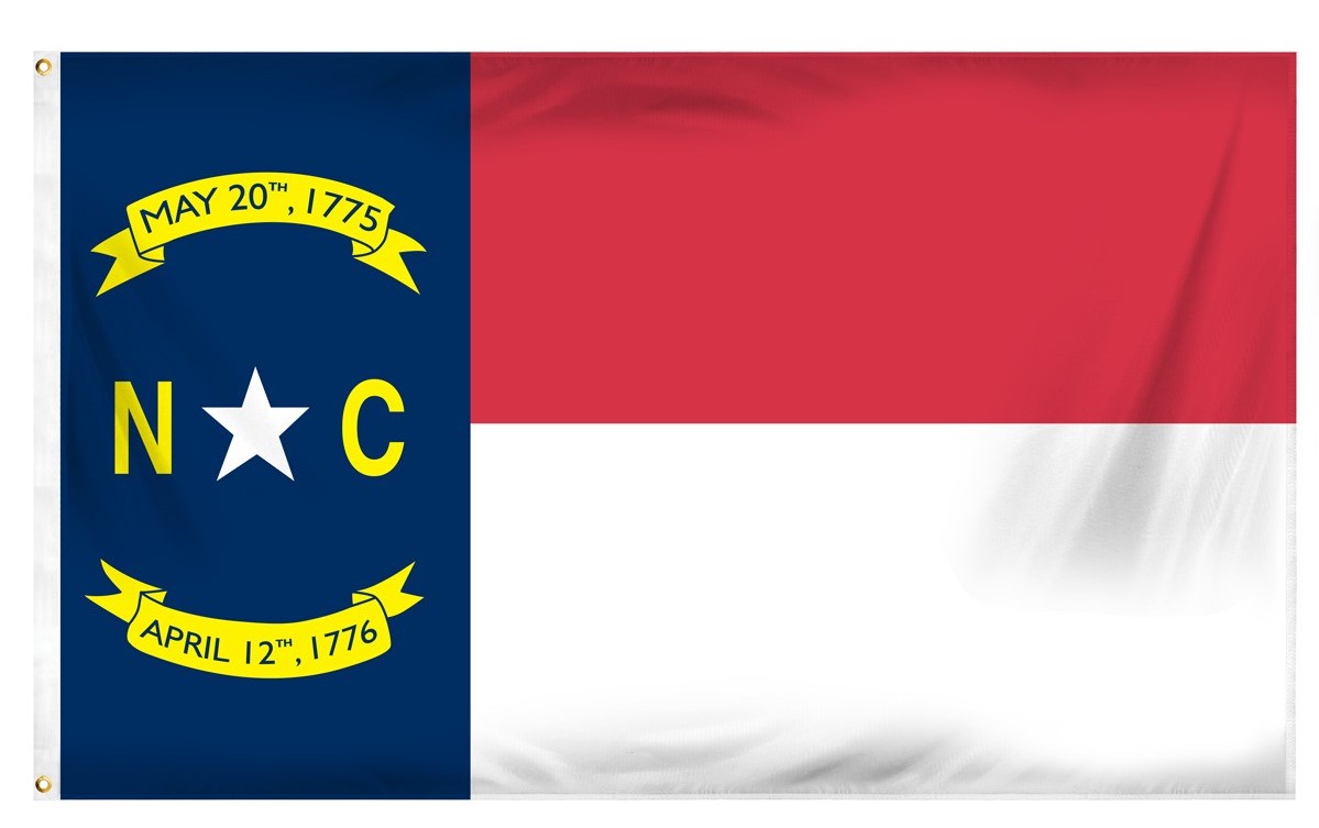 Flag-North Carolina 3'X5' Made in USA