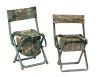 Camp Stool-Folding W/ Back and Seat Pouch