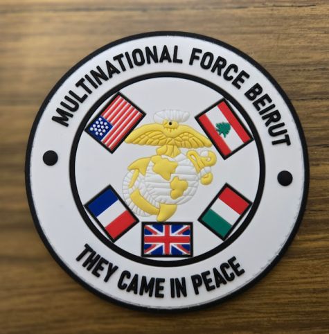 Patch-NEW Beirut Multinational Force PVC with Velcro *US MADE